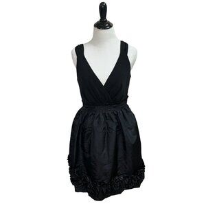 Max and Cleo Women's Size 4 Fit & Flare Cocktail Dress Sleeveless w. Applique